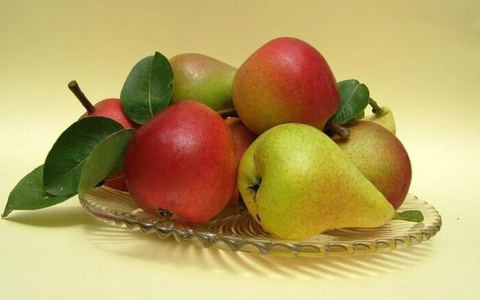 manzanas y peras